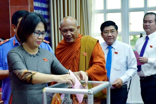 Kết quả lấy phiếu tín nhiệm nhân sự chủ chốt tỉnh Cà Mau