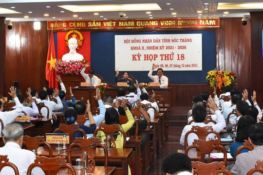 Kết quả lấy phiếu tín nhiệm nhân sự chủ chốt tỉnh Sóc Trăng