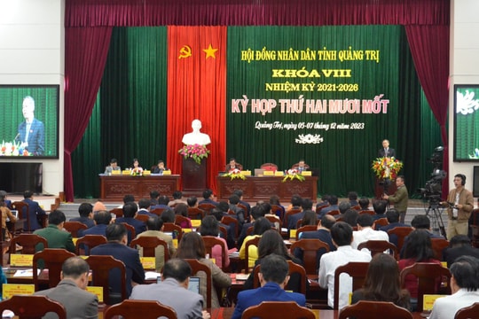 Kết quả lấy phiếu tín nhiệm nhân sự tỉnh Quảng Trị