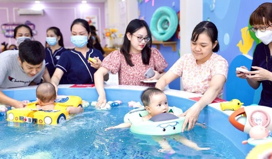 Thương hiệu dịch vụ bơi thủy liệu cho bé