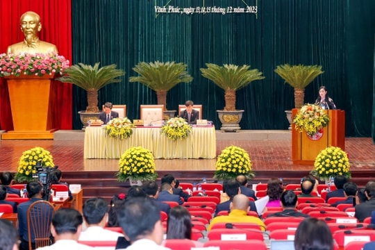 Kết quả lấy phiếu tín nhiệm nhân sự chủ chốt tỉnh Vĩnh Phúc