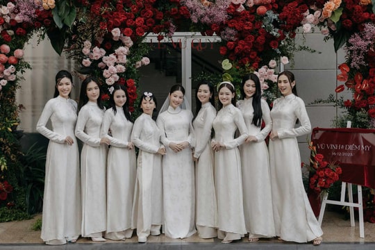 Lễ vu quy 'khu vườn đơm hoa kết trái' của Diễm My 9X