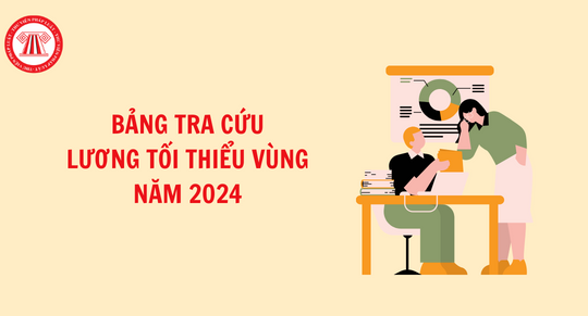 Bảng tra cứu lương tối thiểu vùng 2024 mới nhất