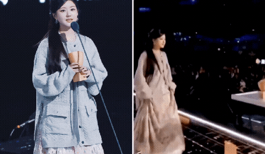 Quên cởi áo khoác khi lên sân khấu nhận giải, Triệu Lộ Tư giúp nhãn hàng 'sold-out' trong một nốt nhạc