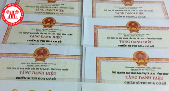 Tiêu chuẩn xét tặng danh hiệu chiến sĩ thi đua cơ sở từ ngày 01/01/2024