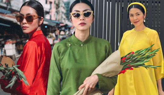 Tăng Thanh Hà cực thích diện áo dài Tết nhưng có 1 kiểu cô hiếm khi mặc
