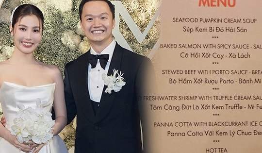 Diễm My 9X đã tinh tế thế nào khi lên thực đơn tiệc cưới kiểu Địa Trung Hải