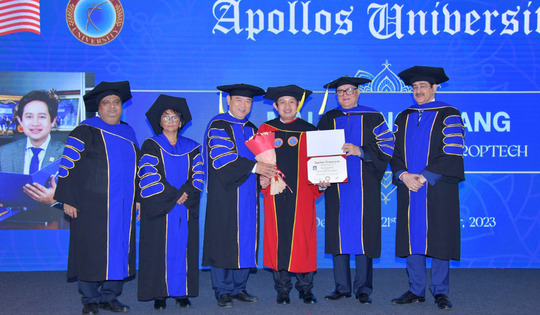 Theo đuổi phát triển thương hiệu Việt, doanh nhân ngành Proptech trở thành Tiến sĩ danh dự