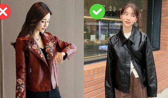 Áo khoác da đang hot nhưng 4 kiểu nàng không nên mua
