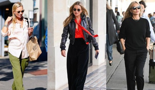 Đẳng cấp thời trang của Kate Moss ở tuổi U50: Phối đồ đơn giản vẫn chuẩn sang xịn mịn