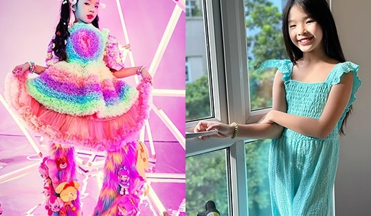 Vẻ ngoài 'trổ mã' ở tuổi lên 11 của con gái Xuân Lan