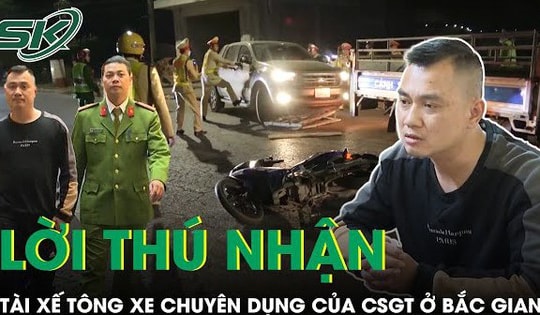 Lời hối hận muộn màng của tài xế say xỉn, tông vào xe CSGT tại Bắc Giang