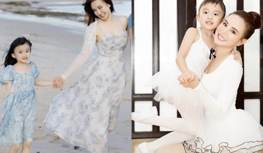 Con gái Vy Oanh 6 tuổi: Xinh xắn, đáng yêu, mê ca hát như mẹ