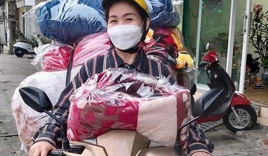 Kiếm tiền triệu từ nghề giặt sấy mùa nồm ẩm