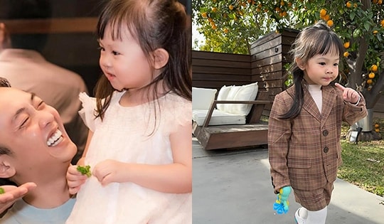 Con gái Cường Đô la - Đàm Thu Trang: Được bố mẹ cưng chiều như công chúa