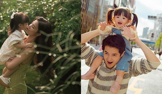 Con gái Đông Nhi - Ông Cao Thắng: Mới 3 tuổi đã có vẻ ngoài đáng yêu như thế nào?