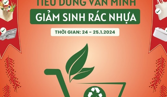 Vui chơi hữu ích ‘Tiêu dùng văn minh – giảm sinh rác thải nhựa’ trong 2 ngày 24-25/1 tại Hà Nội