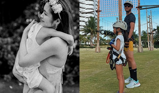 Ảnh hiếm hoi của con gái Tăng Thanh Hà: Đôi chân dài thừa hưởng gen trội từ bố mẹ