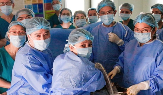 Thai nhi được “thông van tim xuyên bào thai' đầu tiên ở Việt Nam sắp chào đời