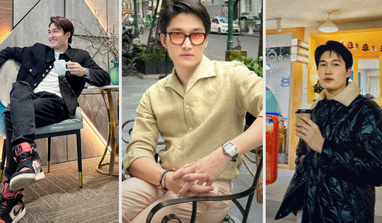 Lên đồ mùa đông với áo cardigan, áo da như nam diễn viên VFC Đình Tú