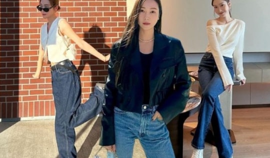 "Cao thủ" diện quần jeans Jessica Jung gợi ý loạt cách phối đồ không hề trùng lặp