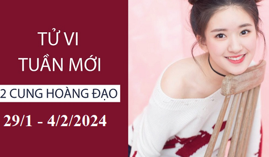 Tử vi tuần mới 12 cung hoàng đạo từ 29/1 - 4/2: Song Tử lạc quan, Nhân Mã thuận lợi