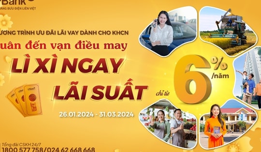 Ngân hàng LPBank khai xuân cực lớn với chương trình ưu đãi giảm đồng loạt lãi suất vay