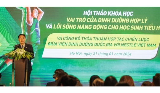 Hội thảo nâng cao nhận thức về vai trò của dinh dưỡng hợp lý và lối sống năng động cho học sinh tiểu học