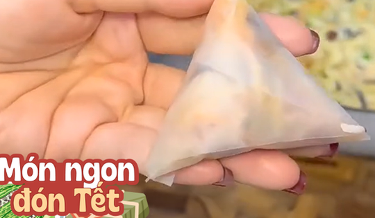Cách gói nem tam giác cực dễ, mang bày mâm cỗ ngày Tết đẹp hết ý