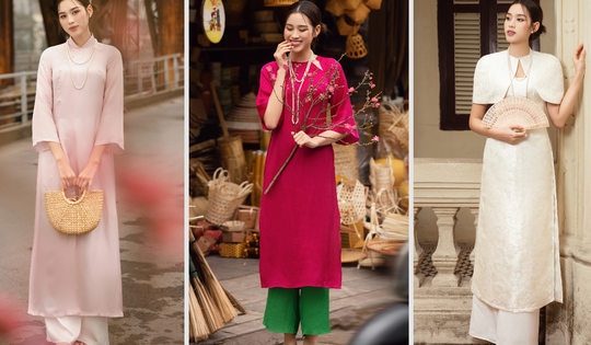 Gu chọn áo dài Tết của nàng hậu xứ Thanh: Nền nã, sang xịn 'đốn tim' người nhìn