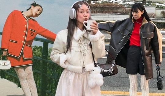 Ai thích diện váy ngắn chú ý: Tất ren trắng đang hot vô cùng, mix cùng là sang, xinh, yêu luôn!