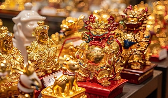 Chưa đến ngày Vía Thần tài mà tiệm vàng đã đông nghịt khách: Mua vàng thế nào để tài lộc, may mắn cả năm?