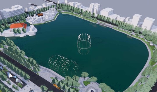 Ngắm diện mạo 5 quảng trường đang được đề xuất xây dựng quanh hồ Thiền Quang