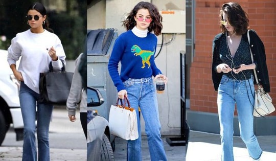 3 mẫu quần jeans tôn dáng làm nên phong cách sành điệu của Selena Gomez