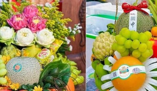 Những mâm ngũ quả đắt đỏ cúng rằm tháng Giêng