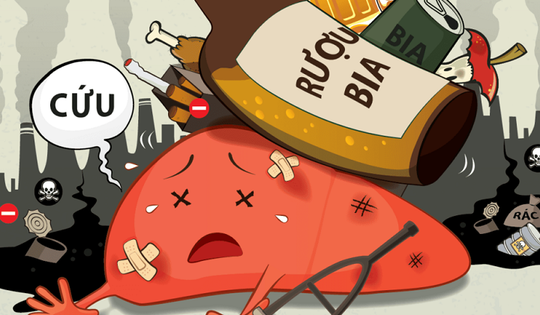 Gan bị tổn thương thế nào nếu bạn uống quá nhiều hoặc nghiện rượu?