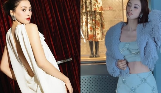 Khoe xương 'quai xanh' gợi cảm sau Tết, Hoa hậu Tiểu Vy khiến fan tò mò bí quyết siết cân