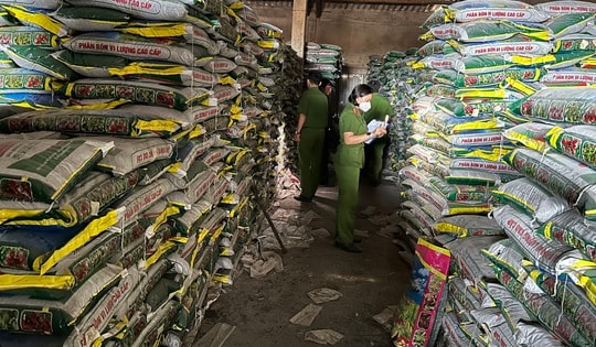 Triệt phá đường dây sản xuất, bán phân bón giả lên tới hàng trăm tấn