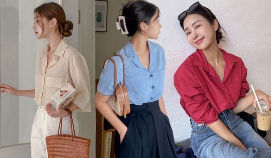 5 mẫu áo sơ mi trẻ trung, thịnh hành nhất mùa xuân 2024