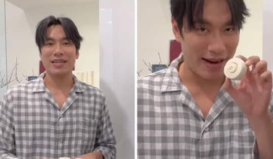 Kiều Minh Tuấn hí hửng dạy cách hấp bánh bao không cần xửng, nhiều người định học theo nhưng cái kết lại 'hú hồn'