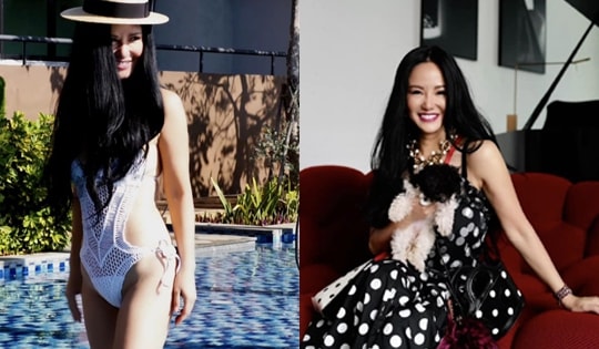 'Bống' Hồng Nhung quá trẻ đẹp bên Quang Dũng, điều gây chú ý lại là vóc dáng sau Tết của nữ diva nhạc Việt