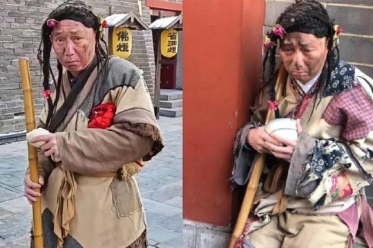 Kiếm gần 10.000 USD mỗi tháng nhờ đóng giả ăn xin