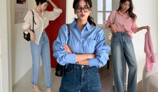 4 cách kết hợp áo sơ mi và quần jeans giúp bạn mặc đẹp trong mọi hoàn cảnh
