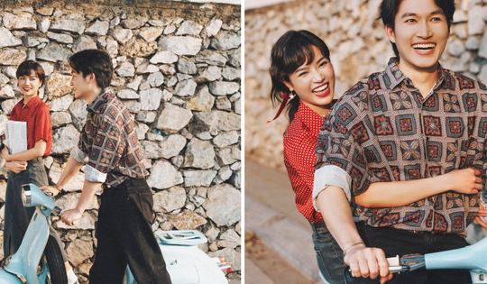 Đình Tú - Anh Đào xả kho ảnh hẹn hò mang phong cách 'thời ông bà ta'