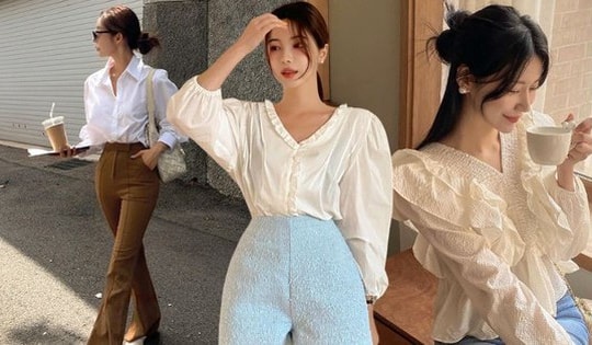 Mặc đẹp không khó nếu chị em có 4 mẫu áo trắng trong tủ đồ