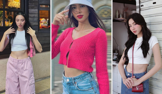 Bí quyết diện croptop khoe vòng eo 58 của Hoa hậu Thùy Tiên