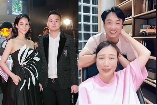 Cường Đô La 'lỡ lời' tiết lộ Diệp Lâm Anh có bạn trai mới, Đàm Thu Trang bối rối phải lấy tay cản chồng?