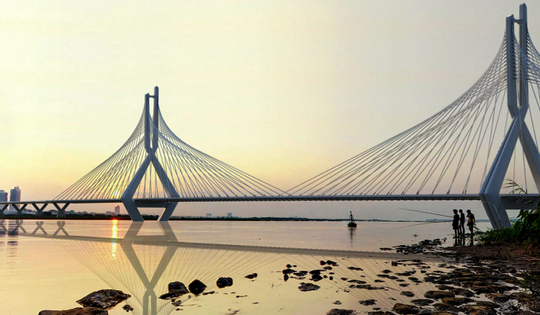 Thiết kế cầu Tứ Liên khoảng 17.000 tỷ bắc qua sông Hồng có gì đặc biệt?