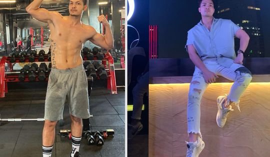 Vẻ phong trần bụi bặm đời thực của nam người mẫu vừa gia nhập 'vũ trụ VFC' vai em họ Hồng Diễm