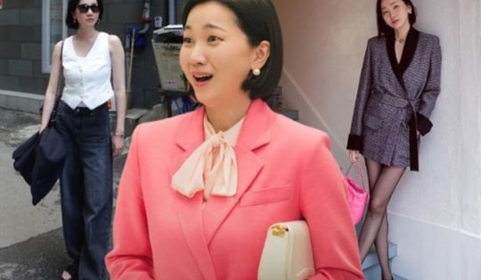 Chị chồng của Kim Ji Won trong "Queen of Tears": Ngoài đời mặc siêu đẹp và trẻ trung ở tuổi 44